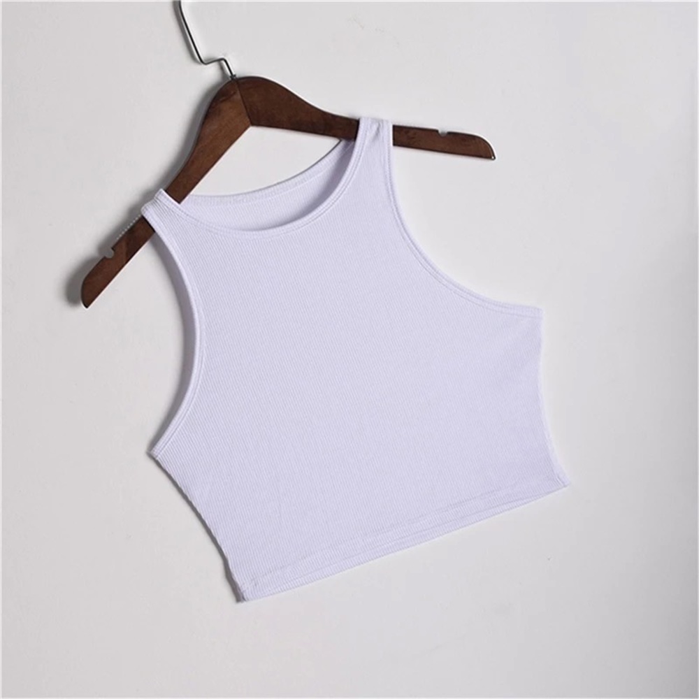 Women Slim Render Short Tank Top - Picture 3 of 4